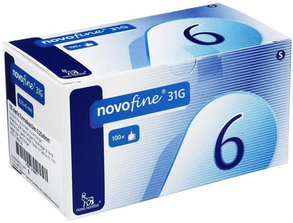 Medi-Spezial Novofine 6 Kanülen 0,25 x 6 mm (100 Stk.)