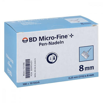Medi-Spezial BD Micro Fine+ Pen-Nadeln 0,25 x 8 mm (110 Stk.)
