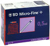 BD Micro-fine+ Insulinspr.0,5 ml U100 0, 100 St