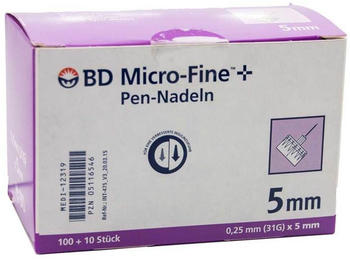 Medi-Spezial BD Micro Fine+ Pen-Nadeln 0,25 x 5 mm (110 Stk.)