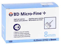 BD Micro-fine+ Pen-nadeln 0,25x8 mm 31 G 100 St