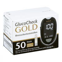 Glucocheck GOLD Blutzuckerteststreifen 50 St