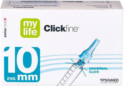 Diaprax Mylife Clickfine Kanülen 10 mm (100 Stk.)