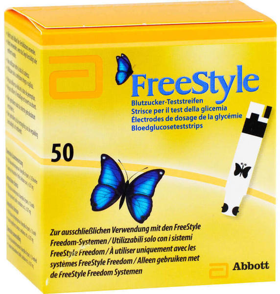 1001 Artikel Medical Freestyle Teststreifen (50 Stk.) ohne Codier