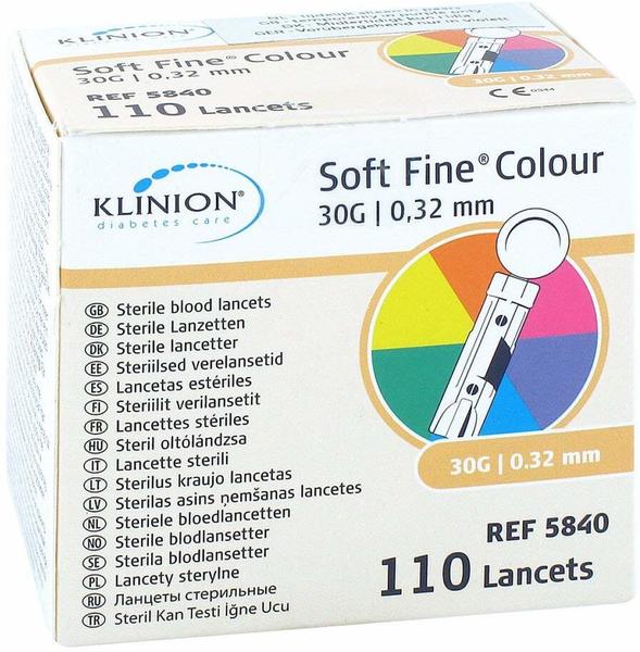 EU-Medical Klinion Soft Fine Colour Lanzetten 30 g (110 Stk.)