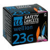 Wellion Safetylancets 23G Sicherheitseinmallanzett 25 ST