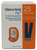 Gluco TEST Plus Blutzuckerteststreifen 25 St