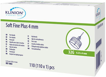 Klinion soft fine plus 0,23 x 4 mm 32G Pennadeln (110 Stk.)