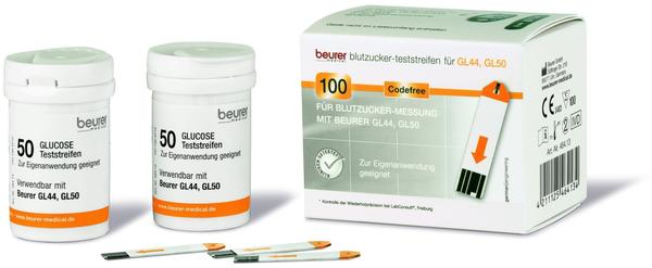 Beurer GL44/GL50 Blutzucker-Teststreifen (100 Stk.)