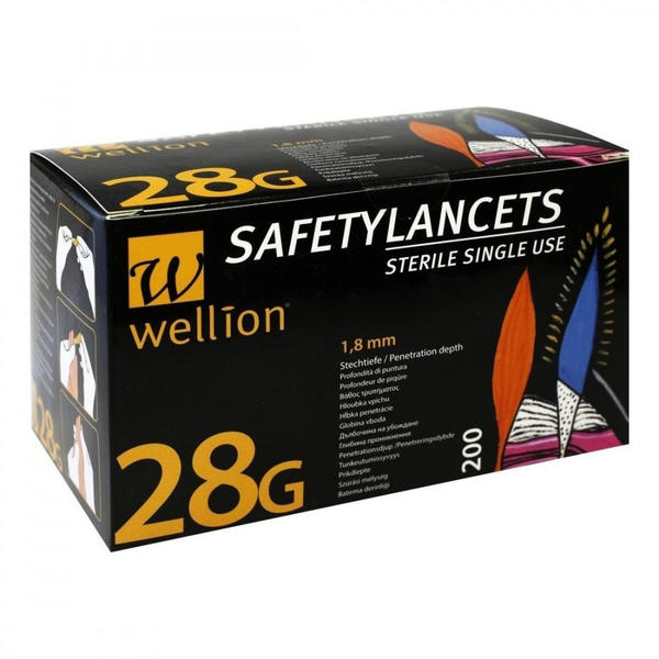 Wellion Safetylancets 28G ( 200 Stk.)