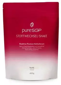 pureSGP Stoffwechsel-Shake Vanille Pulver (450g)