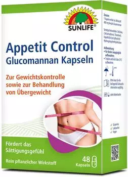 Appetit Control Glucomannan Kapseln 48 Stk.
