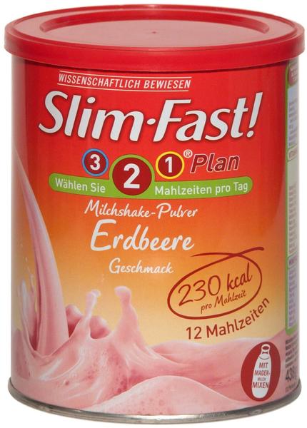 SlimFast Milchshake-Pulver Erdbeere (438g)