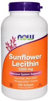 NOW Foods Sunflower Lecithin 1200 mg Kapseln 200 St.