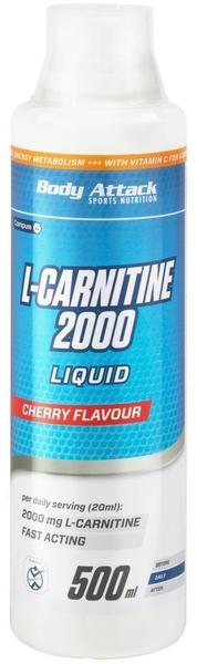 Body Attack L-Carnitine Liquid 2000 500 ml Cherry