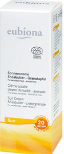 Eubiona Sonnencreme Sheabutter - Granatapfel LSF 20 (50 ml)