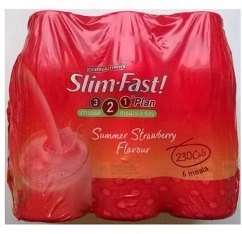 Allpharm SlimFast Erdbeere Fertigdrink 6 x 325 ml