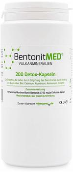 Zeolith-Bentonit-Versand Bentonit Med 200 Detox-Kapseln für 33 Tage