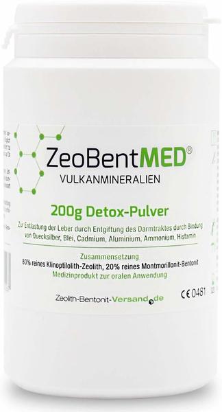 Zeolith-Bentonit-Versand Zeobent MED Pulver 200g