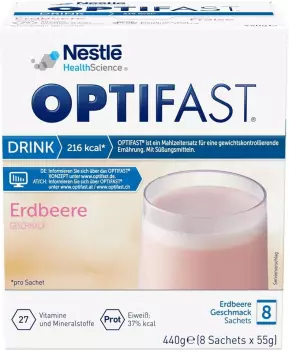 Optifast Drink Sachets Erdbeere (8 x 55 g)