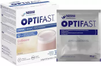Optifast Drink Sachets Erdbeere (8 x 55 g) – Optifast Drink Sachets Erdbeere (8 x 55 g) für strukturierte Gewichtskontrolle