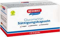 MEGAMAX Glucomannan S&auml;ttigungskapseln 120 St Kapseln