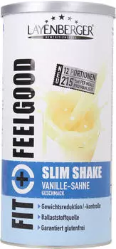 Fit+Feelgood Slim Shake Pulver Vanille-Sahne (396g)
