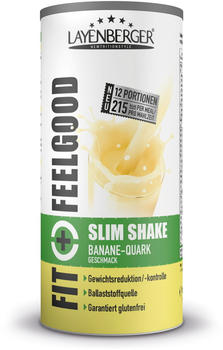 Fit+Feelgood Slim Shake Pulver Banane-Quark (396g)