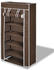 vidaXL Shoe Shelves Fabric Brown