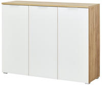 GERMANIA Schuhschrank "GW-Telde" mit wei&szlig;en Glas-Fronten