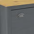 vidaXL Shoe Cabinet Hill Range Grey