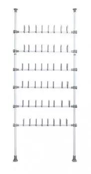 Wenko Teleskop-System Herkules Shoes für 48 Paar Schuhe (50614100)