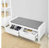 SoBuy Sitzbank weiß ( FSR74-W)