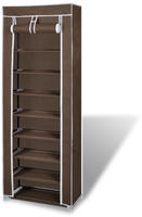 vidaXL Schuhschrank Schuhregal 8 Schicht 57 x29 x162 cm Braun
