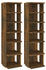 vidaXL Schuhregale 2 Stk. Räuchereiche 27,5x27x102 cm (815973)