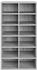 vidaXL Schuhregal Grau Sonoma 54x34x100,5 cm (815310)