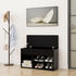 vidaXL Schuhbank Schwarz 80x30x45 cm (808748)