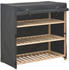 vidaXL Schuhschrank mit Abdeckung Grau 79 x 40 x 80 cm (248195)