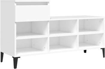vidaXL Schuhregal Wei&szlig; 102x36x60 cm (821212)