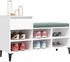 vidaXL Schuhregal Weiß 102x36x60 cm (821212)