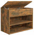 vidaXL Schuhbank Räuchereiche 60x30x45 cm (816050)