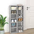 vidaXL Schuhregale 2 Stk. Grau Sonoma 27,5x27x102 cm (815975)