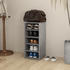 vidaXL Schuhschrank Betongrau 31,5x35x70 cm (808989)