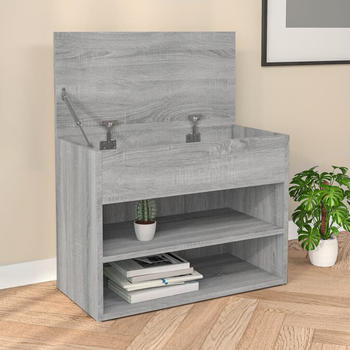 vidaXL Schuhbank Grau Sonoma 60x30x45 cm (816051)