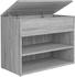 vidaXL Schuhbank Grau Sonoma 60x30x45 cm (816051)