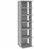 vidaXL Schuhregal Grau Sonoma 27,5x27x102 cm (815974)