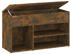 vidaXL Schuhbank Räuchereiche 80x30x45 cm (816053)