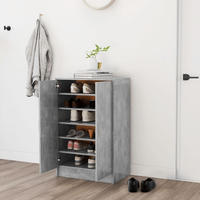 vidaXL Schuhschr&auml;nke 60 x 35 x 92 cm Betongrau Schuhe