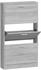 vidaXL Schuhschrank Grau Sonoma 59x17x108 cm Holzwerkstoff (342532)