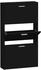vidaXL Schuhschrank Schwarz 59x17x108 cm Holzwerkstoff (342528)